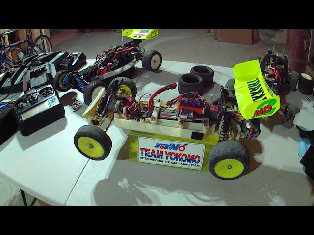 Basement testing, Traxxas Rad 2 and Tekin RC10 Mid