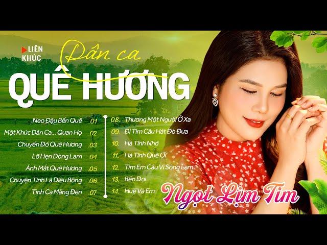 NEO ĐẬU BẾN QUÊ, TÌNH CA MĂNG ĐEN - Bùi Thu Huyền | Dân Ca Trữ Tình Quê Hương Nghe Là Nhớ