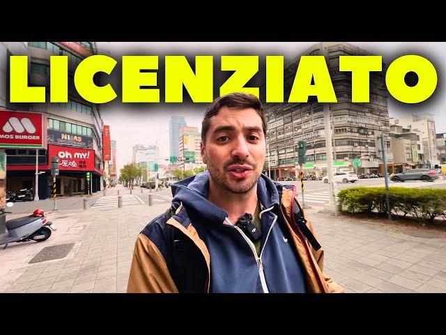 LICENZIATO - DEVO LASCIARE TAIWAN URGENTEMENTE e NON SO CHE FARE