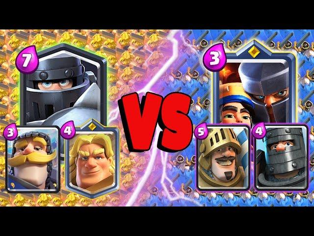 KNIGHT TEAM Vs PRINCE TEAM - 3v4 - Clash Royale Challenge