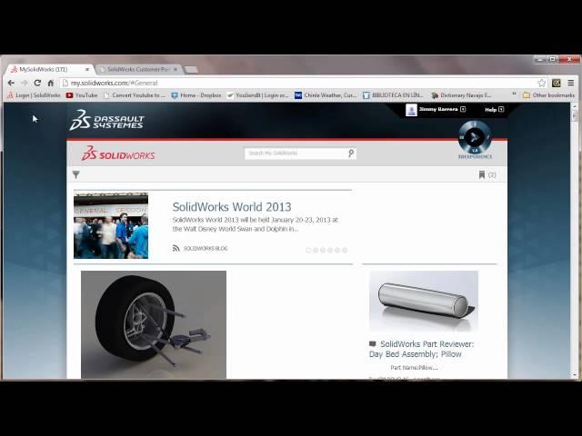 SolidWorks TNT - my.solidworks.com Webpage Tutorial Tips-N-Tricks