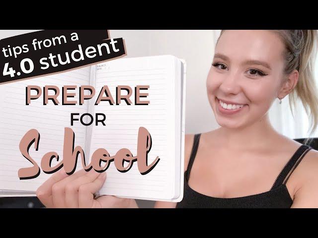 How To Prepare For College | 10 Tips for Back to School 2020