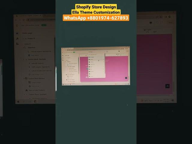 Shopify ella theme customization #shopify #ella #dropshipping