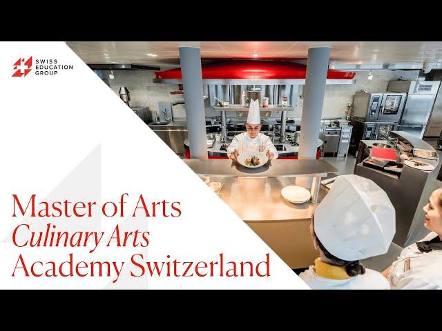 Master of Arts in Culinary Business Management at Culinary Arts Academy Switzerland