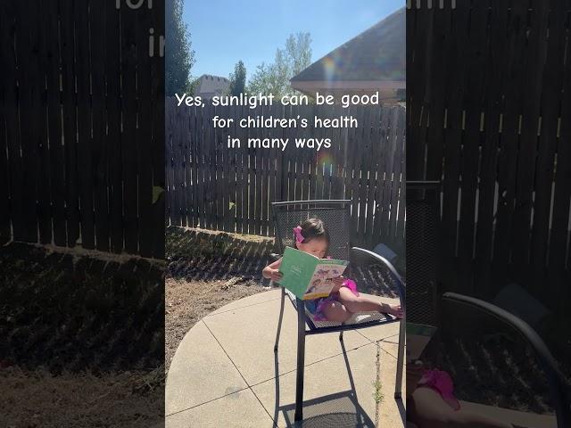 THE HEALING SUN!️** WHAT ARE THE BENEFITS  OF SUNLIGHT  FOR CHILDREN’S  HEALTH? **️