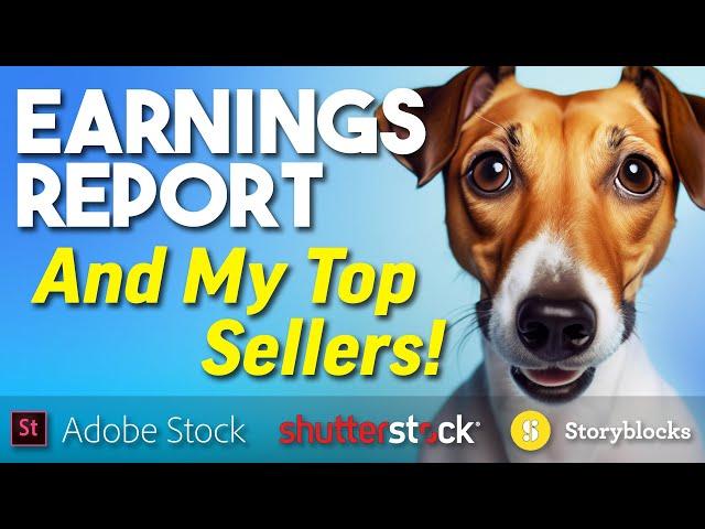 New Earnings Report - #adobestock Income UP - Top Selling Themes - Shutterstock Buys Envato #ai