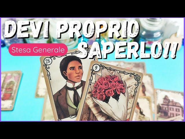  ASSURDO!!  DEVI SAPERLO ADESSO!! | Tarocchi amore Interattivi