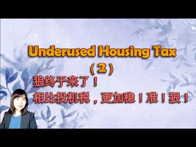 Underused Housing Tax 2