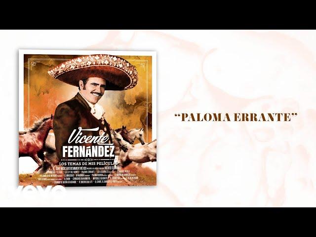 Vicente Fernández - Paloma Errante (Letra/Lyrics)