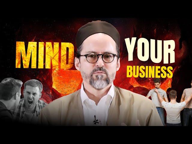 For your mental health -Shaykh Hamza Yusuf