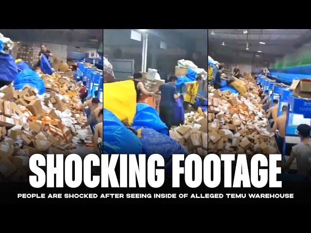 SHOCKING FOOTAGE from Temu warehouse in China!