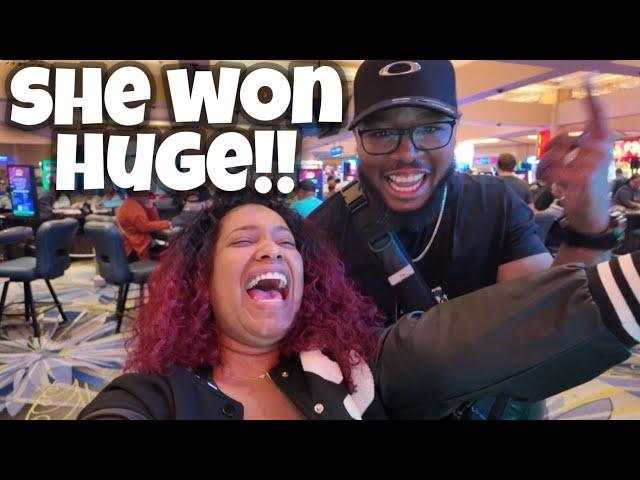 She Won Huge On A Slot She Would Never Play In A Million Years!!