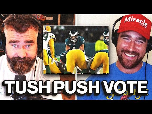 Jason reveals his exciting plan on saving the Tush Push to Travis