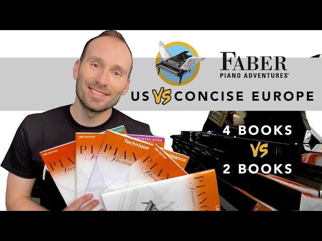 Piano Adventures USA vs Concise Europe Edition | 2 vs 4 Core Books | Is it worth it?