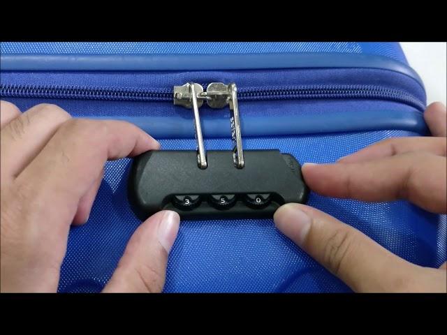 how set luggage lock in less then 3minutes with full demo in detail easy way