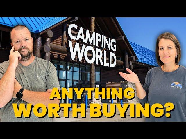 What's Inside CAMPING WORLD? Refreshing Our Memory on ANY Necessary RV PRODUCTS We Might Need...