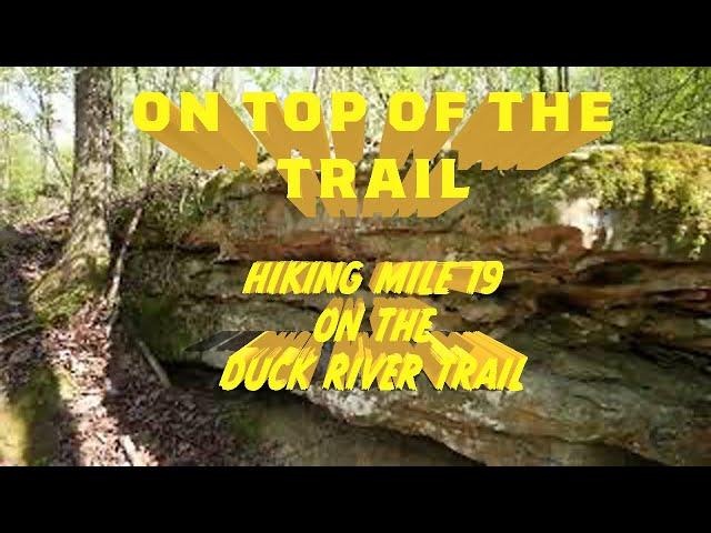 Hiking Mile 19 on the Duck River Trail