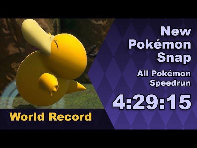 New Pokémon Snap All Pokémon Speedrun in 4:29:15 [Previous WR]
