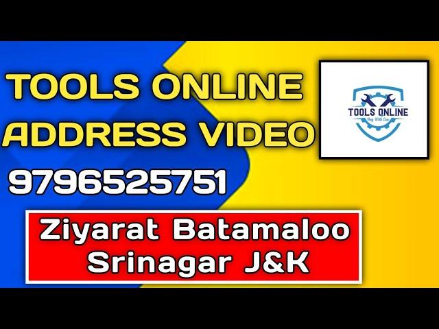 TOOLS ONLINE | ADRESS VIDEO 9796525751