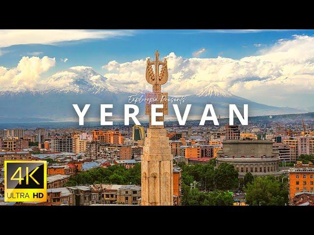 Yerevan, Armenia  in 4K ULTRA HD 60FPS Video by Drone