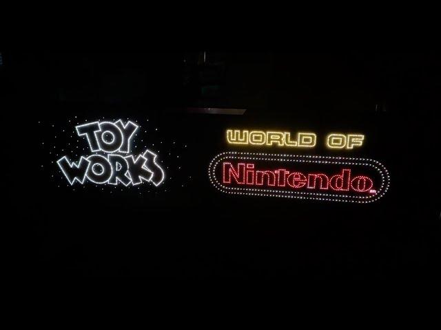 World Of Nintendo Toy Works Fiber Optic Sign