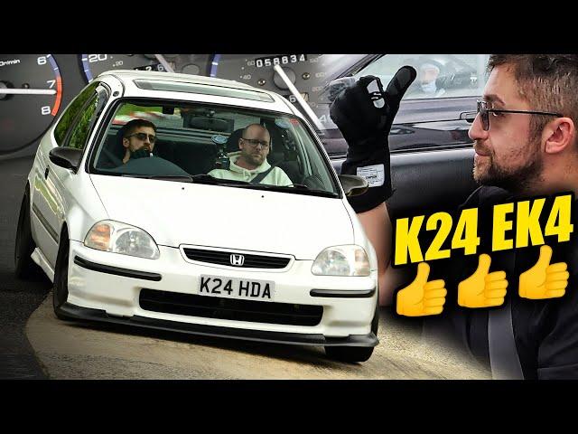 K24 Honda Civic EK4 & WILD E36 vs Nürburgring Traffic!