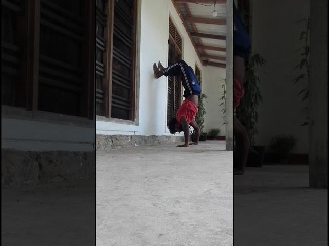 2 exercise.handstand practice #trending #martialarts #viral #calisthenics #cowboy.