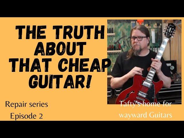 Tafty and his Grote semi-hollow archtop reveal the shocking truth about "affordable" guitars!