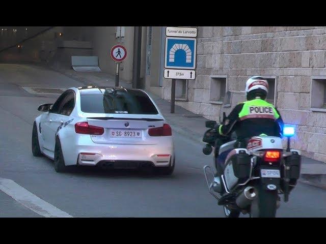 Police vs Supercars in Monaco - Top Marques 2018