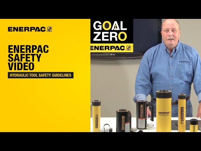 Enerpac Hydraulic Safety Video - Hydraulic Tool Safety Guidelines