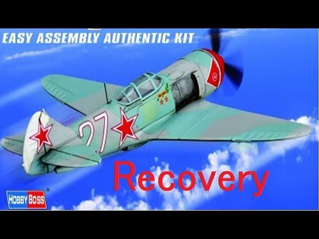 Building a La-7 from hobby boss in 1/72 scale (recovery modelling)