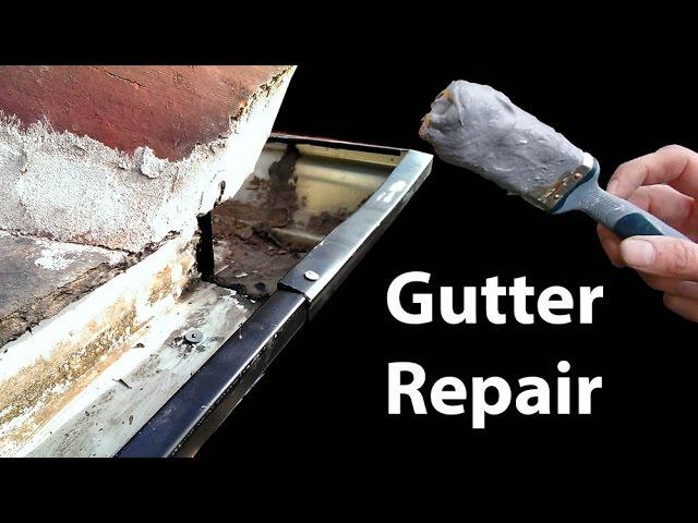 Aluminium Gutter Repair - Stop Leaky Guttering