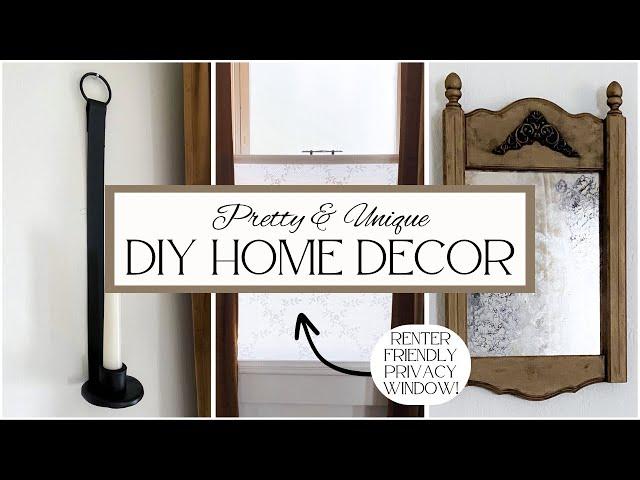 Pretty & Unique DIY Home Decor! (Vintage Inspired DIY's)