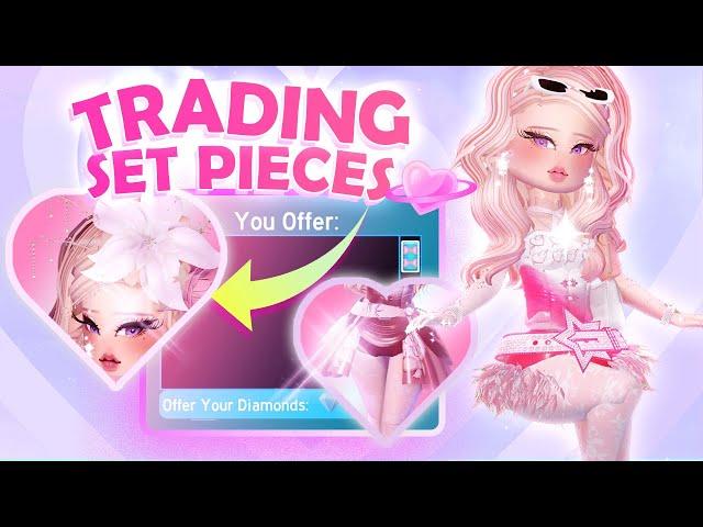 TRADING My SET Pieces & Gaining PROFIT! Royale High Trading #65