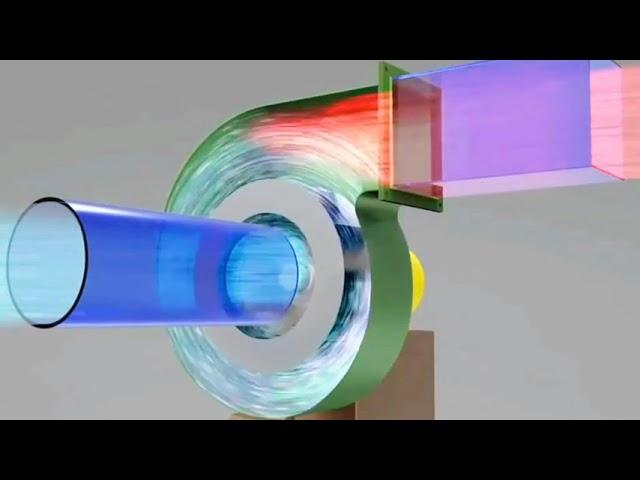 How does the centrifugal fan work?