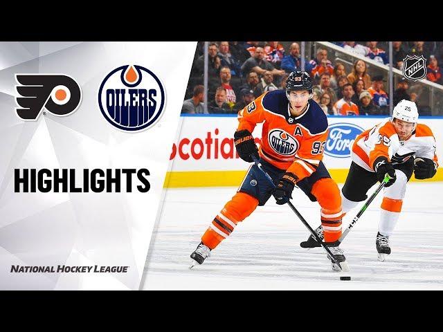 NHL Highlights | Flyers @ Oilers 10/16/19