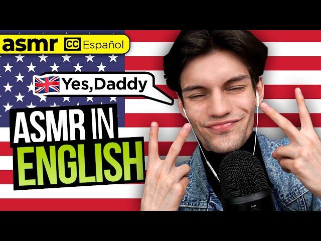 ASMR in ENGLISH mouth sounds, trigger words, visual (Sub Español) - mol asmr