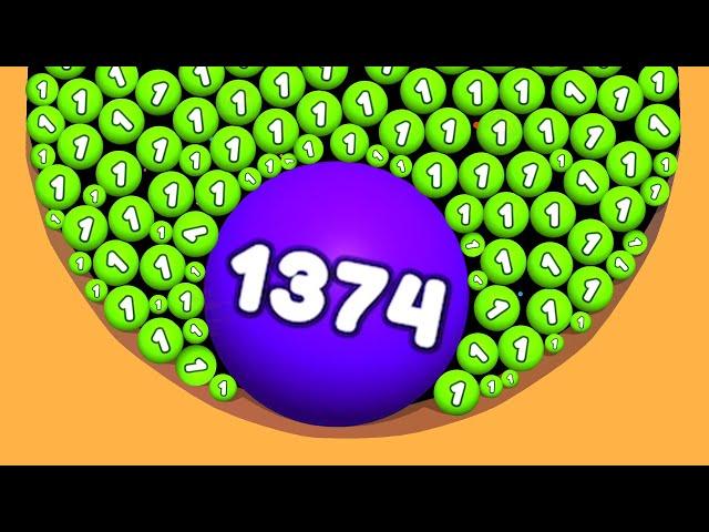 DIGS & BALLS - 2048 Sandbälle (Grabe 2048 Spiele) Zufriedenstellende Mathe-Spiele