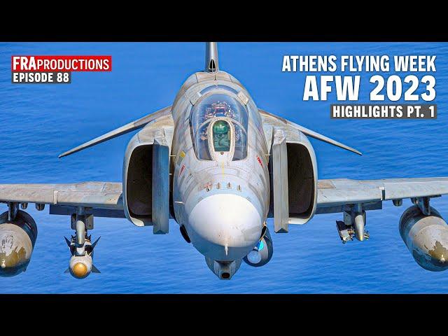 Athens Flying Week 2023 HIGHLIGHTS #1: F-4 Phantom, T-2, Mirage, Rafale, Tornado,...