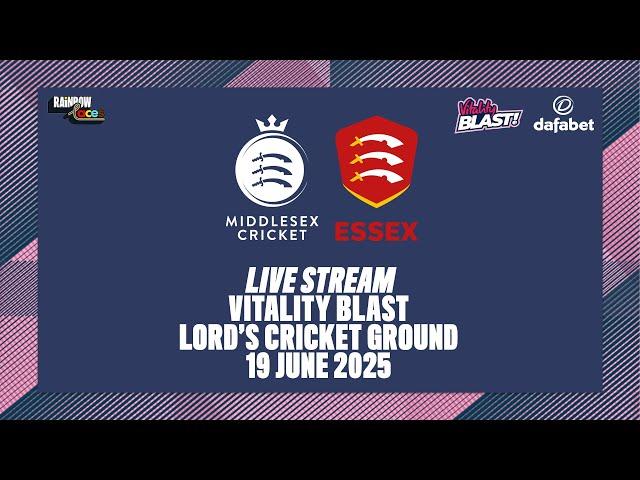 MIDDLESEX V ESSEX LIVE STREAM | VITALITY BLAST