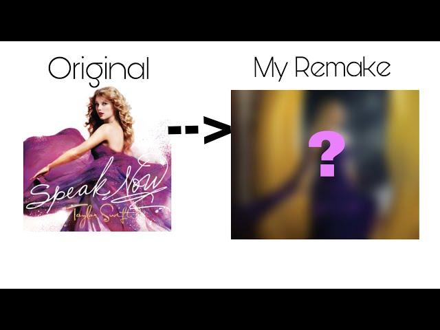 Remaking Taylor Swift Album Covers! || Hazzas House