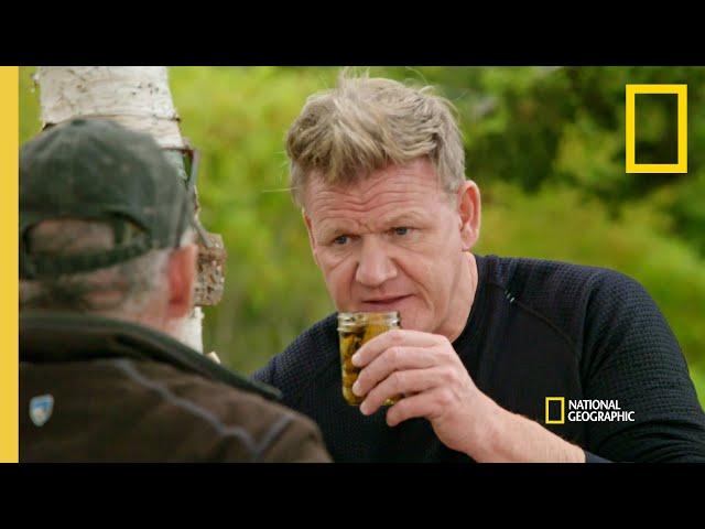 Gordon Tries Smoked Oysters | Gordon Ramsay: Uncharted