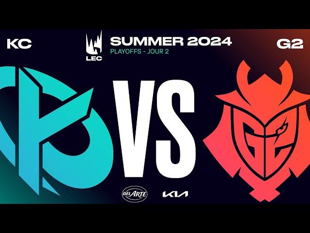 KCORP vs G2, ils les envoient en LOSER BRACKET | LEC Summer 2024