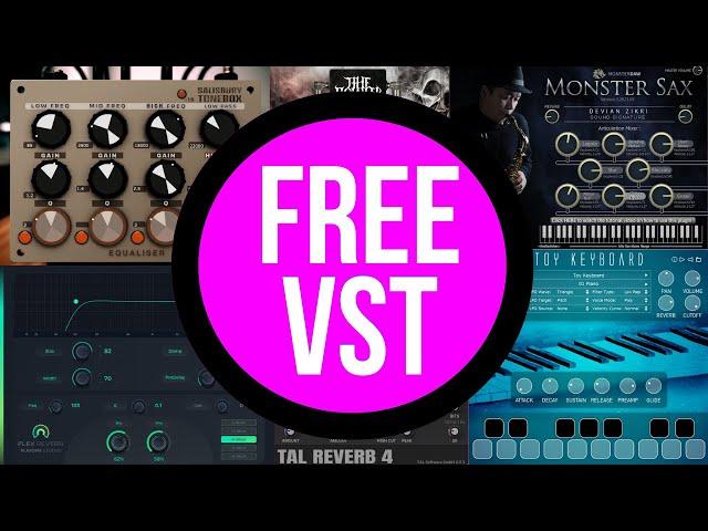 50 FREE VSTs Best Free Plugins for 2023 (No Talking)