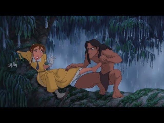 Tarzan tickles Jane