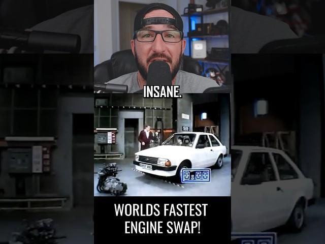 The World’s Fastest Engine Swap!