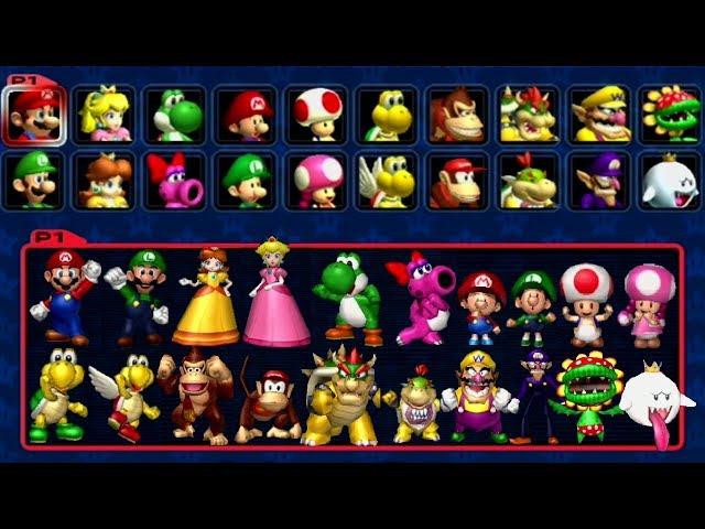 Mario Kart: Double Dash - All Characters