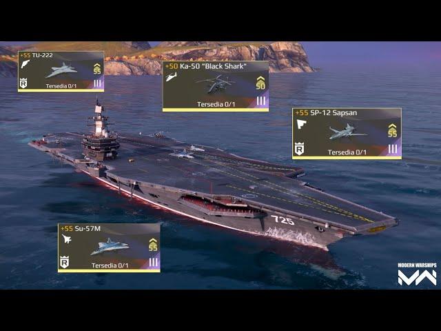 RF Typhoon -  Free BP Aircraft Carrier.. Full Russian Stuff Gameplay - Modern Warships