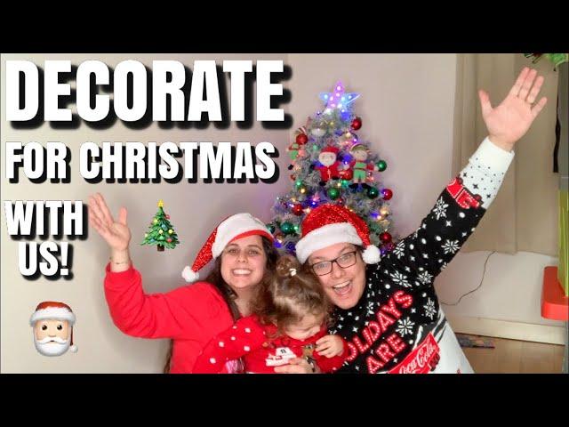 DECORATING FOR CHRISTMAS! OUR FIRST CHRISTMAS TREE! | VLOGMAS DAY 18 - MarisJournal Vlogs