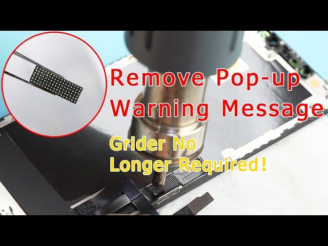 New Tutorial | Remove IC chip & "Unknow Parts" Warning Message With EK Pro Incell Screen